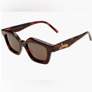 Loewe butterfly Tortoiseshell Sunglasses with Gold Logo